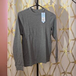 Boys Cat & Jack Gray Long Sleeve Shirt